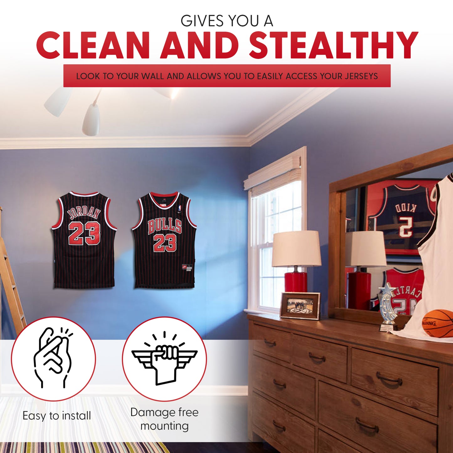 (Sleeveless) Invisible Wall Jersey Hanger
