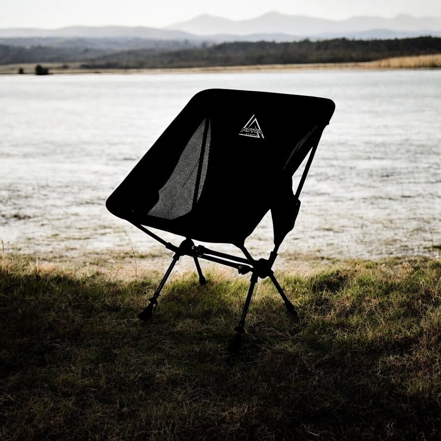 3-in-1 Trekking Poles with Chair & Flashlight